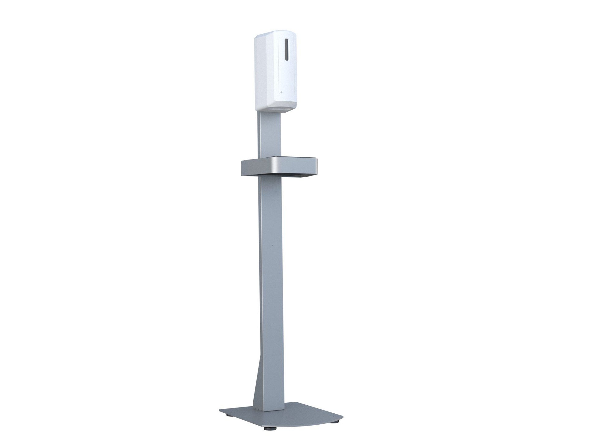 Multibrackets Automatischer Desinfektionsmittelständer – Stand – 1000 ml, weiss, ABS