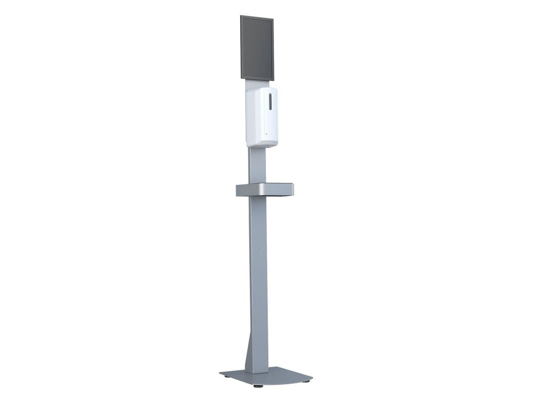 Multibrackets Automatischer Desinfektionsmittelständer – Stand – 1000 ml, weiss, ABS