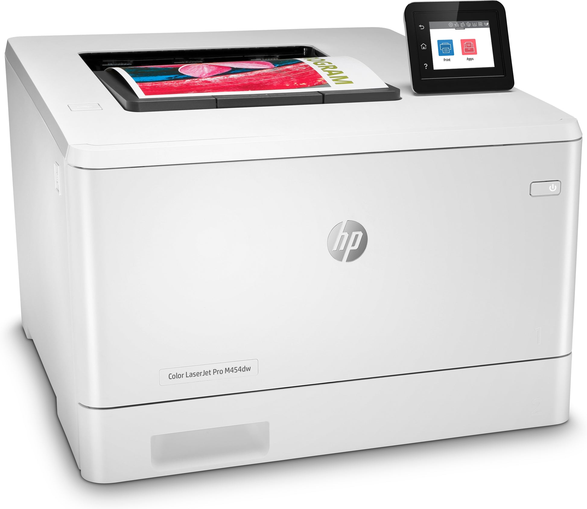 HP Color LaserJet Pro M454dw – A4, Farbe, Duplex, 27 S./Min., 600 × 600 dpi, WLAN/LAN/USB, Papier: 300 Blatt