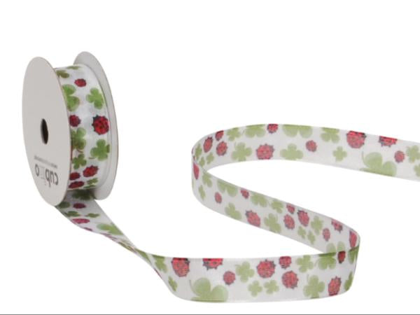 Spyk Geschenkband Ladybug – 15 mm × 4 m