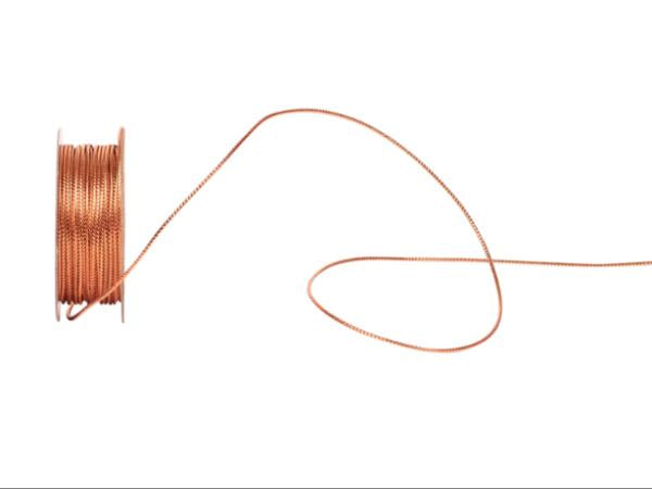 Spyk Geschenkband Lurexa-Kordel Kupfer – 1 mm × 7 m – 1 Stk.