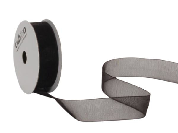 Spyk Geschenkband Organzaband Dunkelgrün – 15 mm × 8 m – 1 Stk.