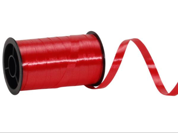 Spyk Geschenkband Poly Rot – 7 mm × 20 m