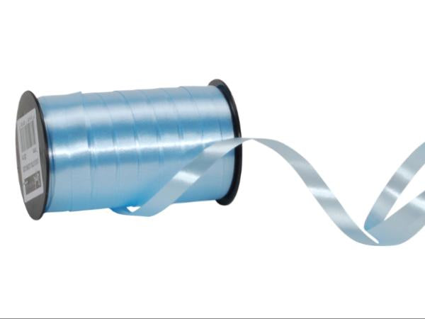 Spyk Geschenkband Poly glatt hellblau – 7 mm × 20 m – 1 Stk.