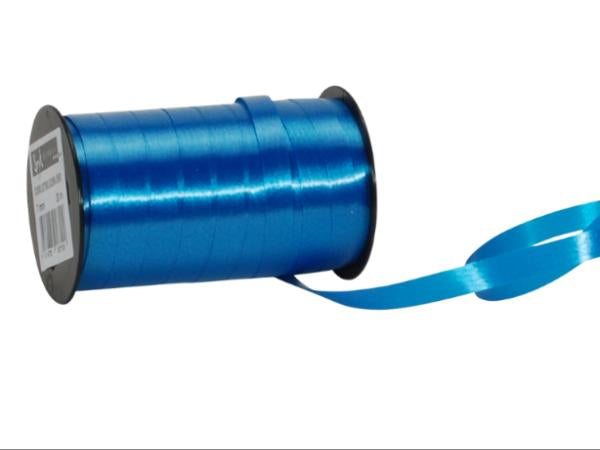 Spyk Geschenkband Poly Blau – 7 mm × 20 m