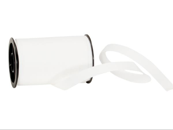Spyk Geschenkband Poly matt weiss – 10 mm × 20 m – 1 Stk.