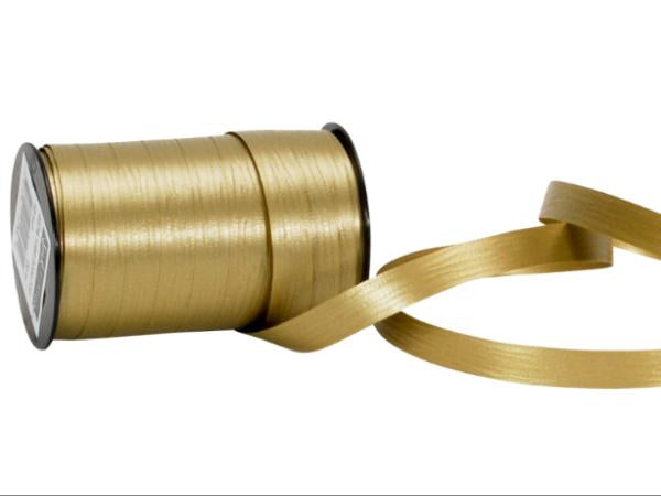Spyk Geschenkband PP matt Gold – 10 mm × 20 m