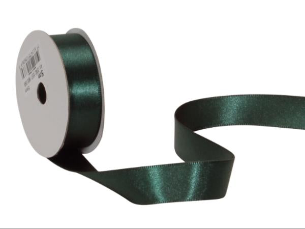 Spyk Geschenkband Satin Dunkelgrün – 16 mm × 5 m
