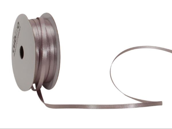 Spyk Geschenkband Satin Silber – 3 mm × 8 m