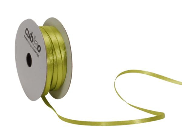 Spyk Geschenkband Satin Grün – 3 mm × 8 m