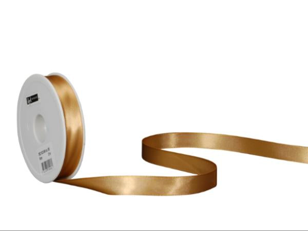 Spyk Geschenkband Satin Gold – 16 mm × 25 m