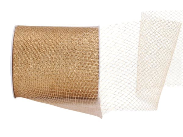 Spyk Dekoratives Band Metallino – Gold – 10 cm × 20 m – 1 Rolle
