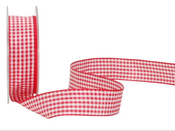 Spyk Geschenkband Vichy – 25 mm × 20 m