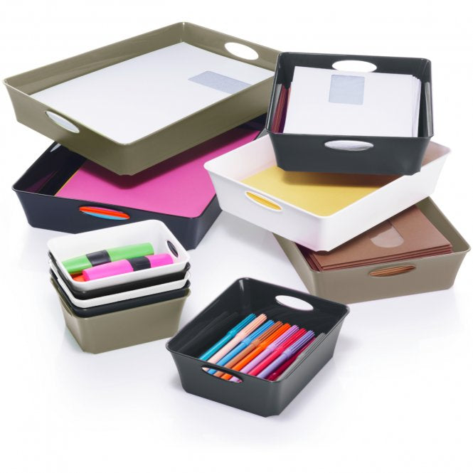 Rotho Aufbewahrungsbox – für Format C7 – 114 × 60 × 146 mm