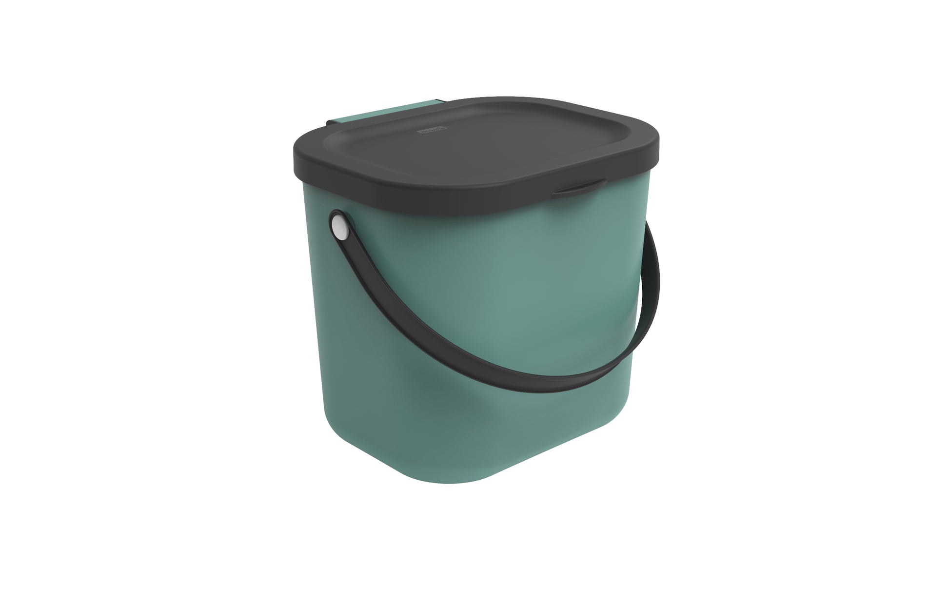 Rotho Recyclingbox Albula – 6 l – Kunststoff, rechteckig – Mistelgrün