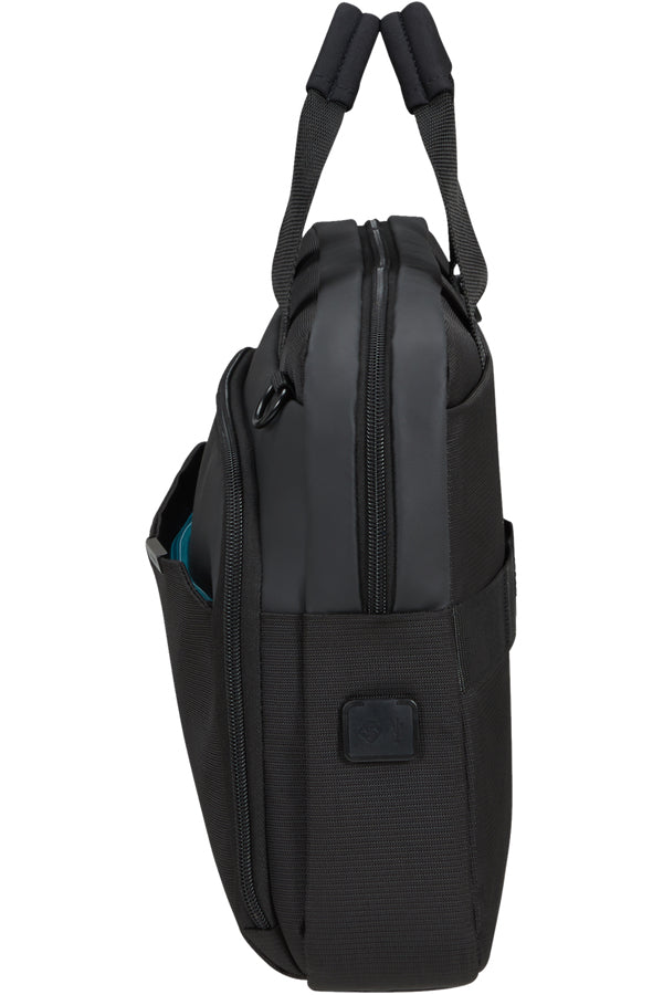 Samsonite Mysight Notebook-Tasche – 12,5 l, Aufsteckfunktion, recyceltes PET (rPET), Schwarz