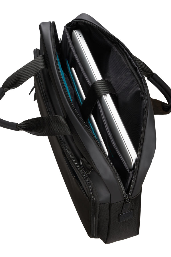Samsonite Mysight Notebook-Tasche – für Notebooks bis 14,1", Tablets bis 10,5", 8,5 l, Aufsteckfunktion, Recycelt