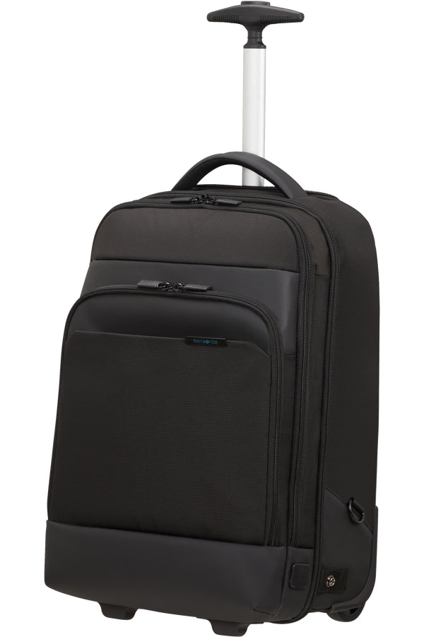 Samsonite Mysight Notebook-Trolley – 25,5 l, USB-Port, Aufsteckfunktion, recyceltes PET (rPET), schwarz