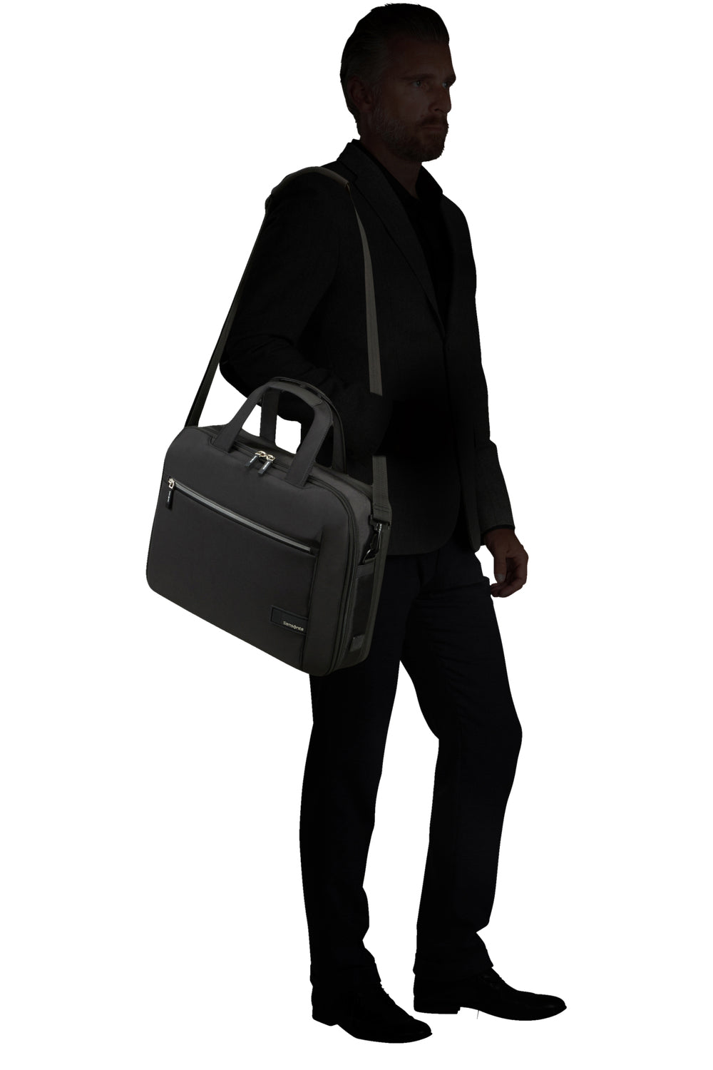 Samsonite Litepoint Notebook-Tasche 15,6" – erweiterbar, Tablet-Fach – Schwarz