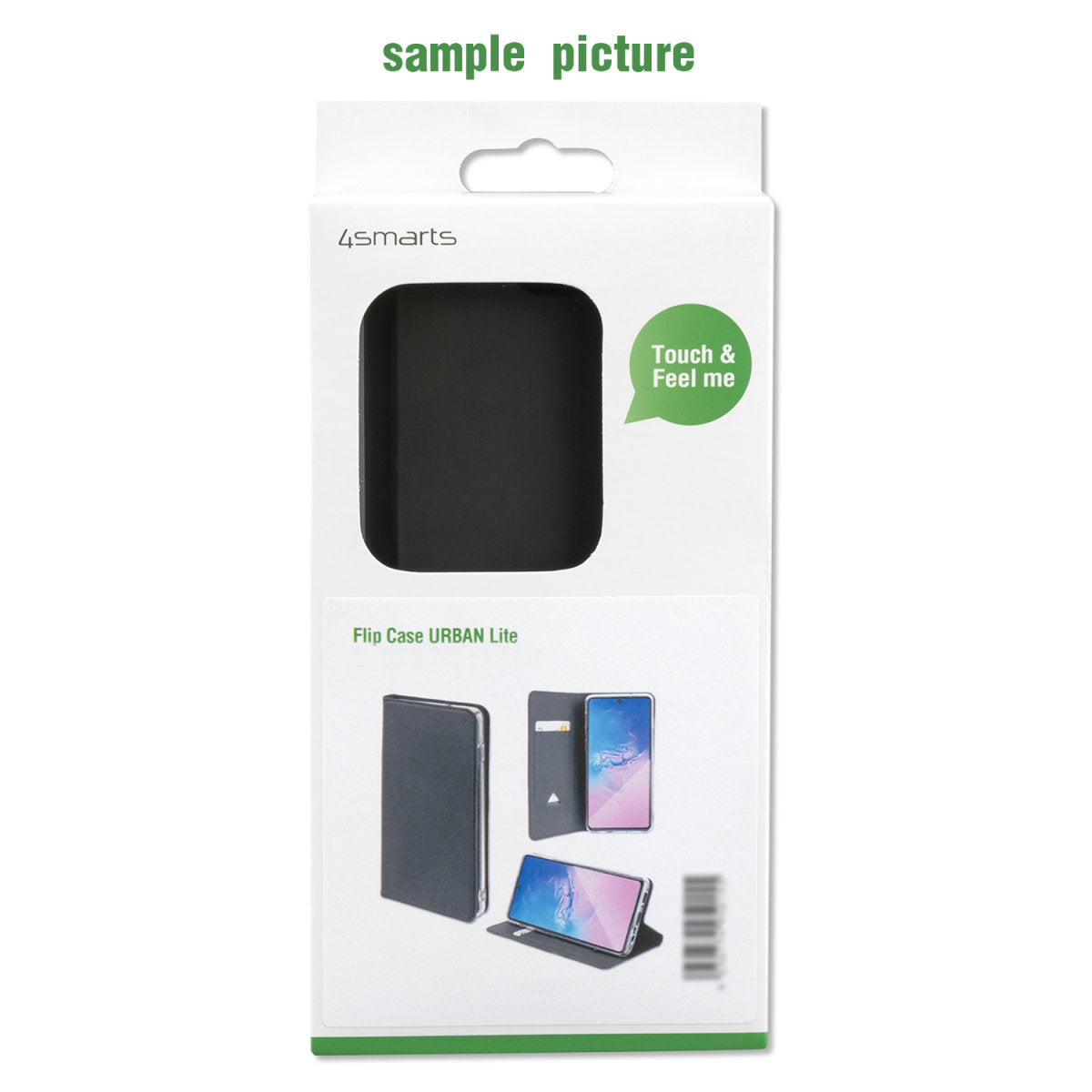 4smarts URBAN Lite Folio – für Samsung Galaxy S22+/Galaxy S21 5G, mit Ständer, mit Kartenfach, PU+TPU, Schwarz