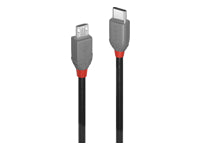 Lindy USB-Kabel, USB-C zu Micro-USB, 0,5 m, USB 2.0