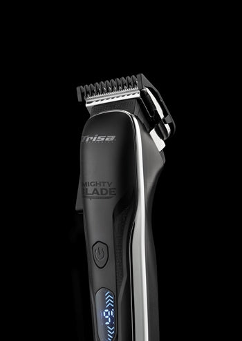 Trisa Bart- und Haarschneider – 0,6–14 mm, 5 Stufen, Akku 180 min – Schwarz