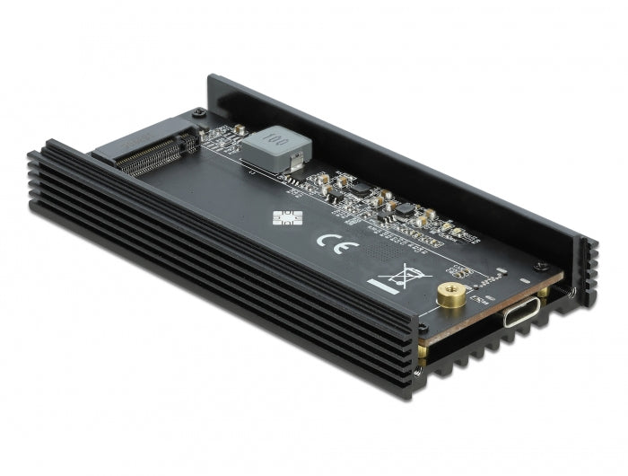 DeLOCK M.2 NVMe zu USB-Gehäuse Typ-C 20Gbps – USB 3.2 Gen 2x2, 1-Bay, für M.2 NVMe (PCIe)