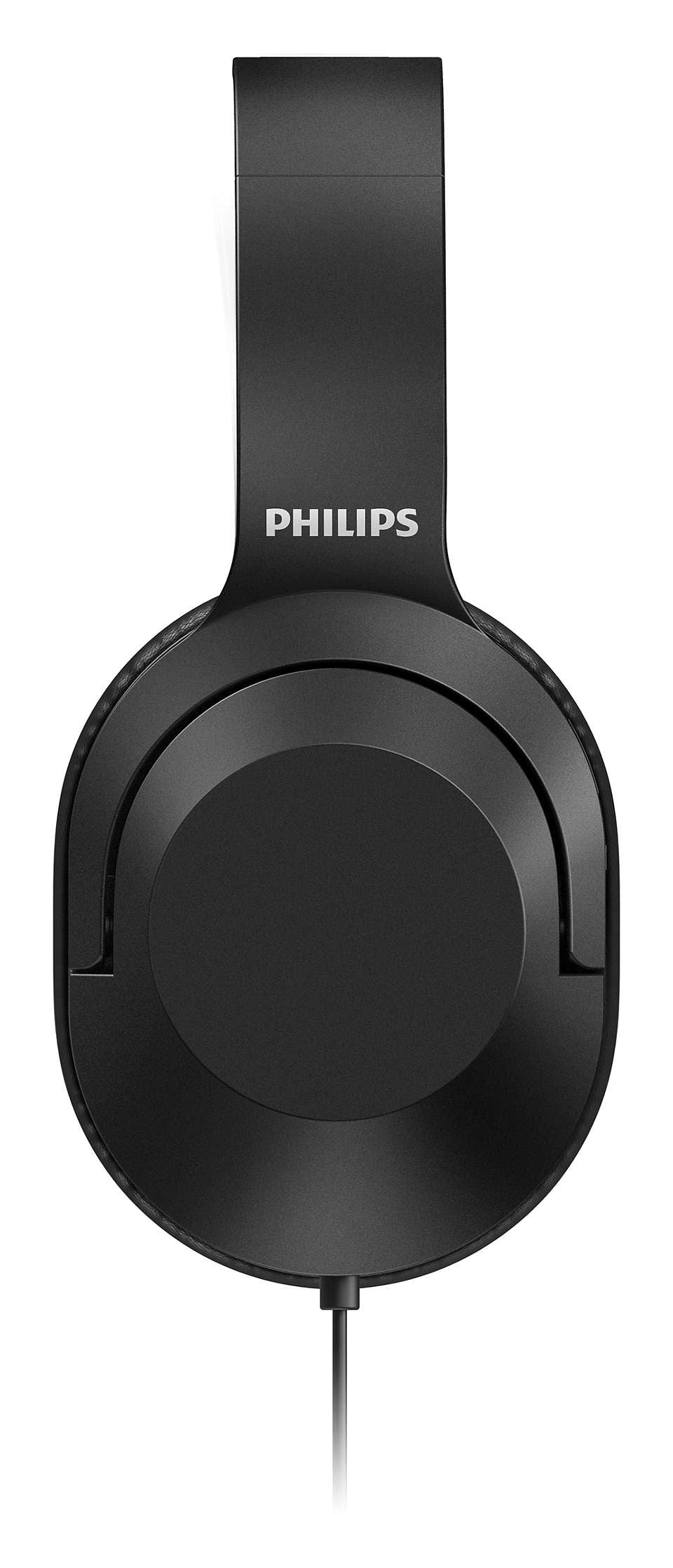 Philips TAH2005BK/00 Over-Ear Kopfhörer – Kabelgebunden, 3,5 mm Klinke, Schwarz