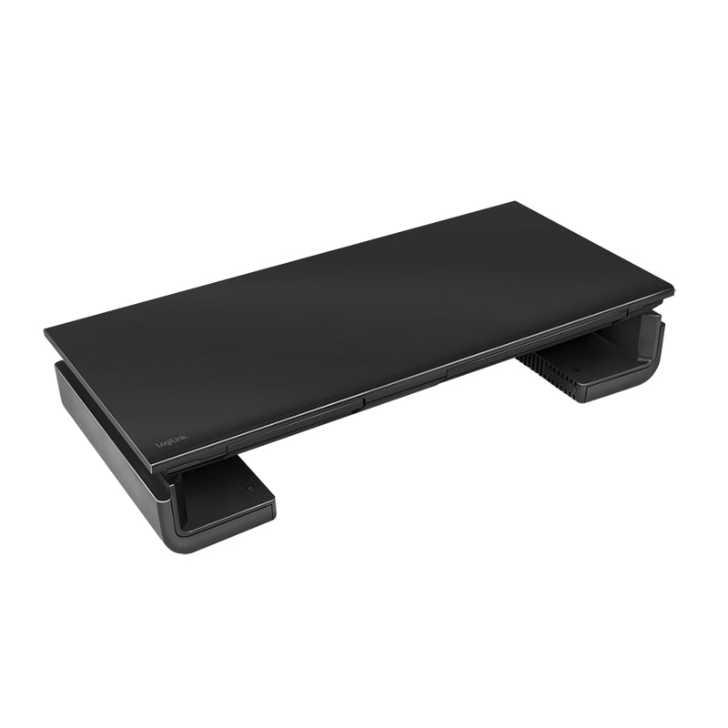LogiLink BP0140 – Monitor-Tischständer – freistehend – bis 25 kg – breitenverstellbar – Schwarz