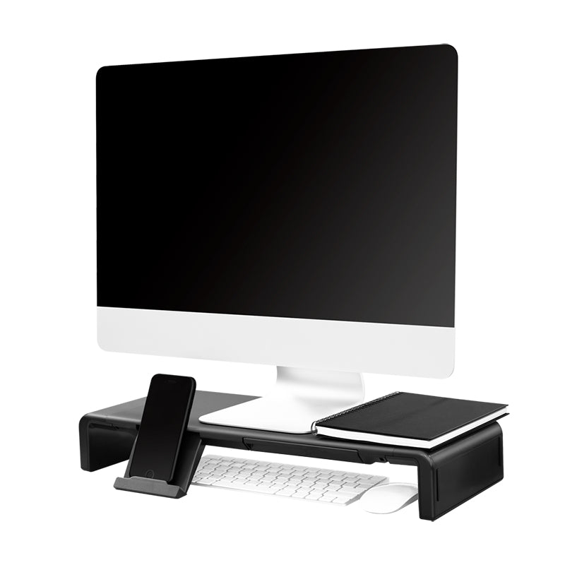 LogiLink BP0140 – Monitor-Tischständer – freistehend – bis 25 kg – breitenverstellbar – Schwarz