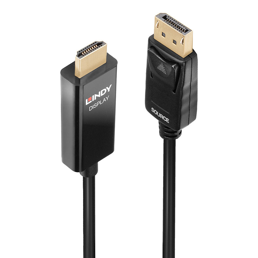 Lindy DisplayPort auf HDMI Adapter, 50 cm, HDR