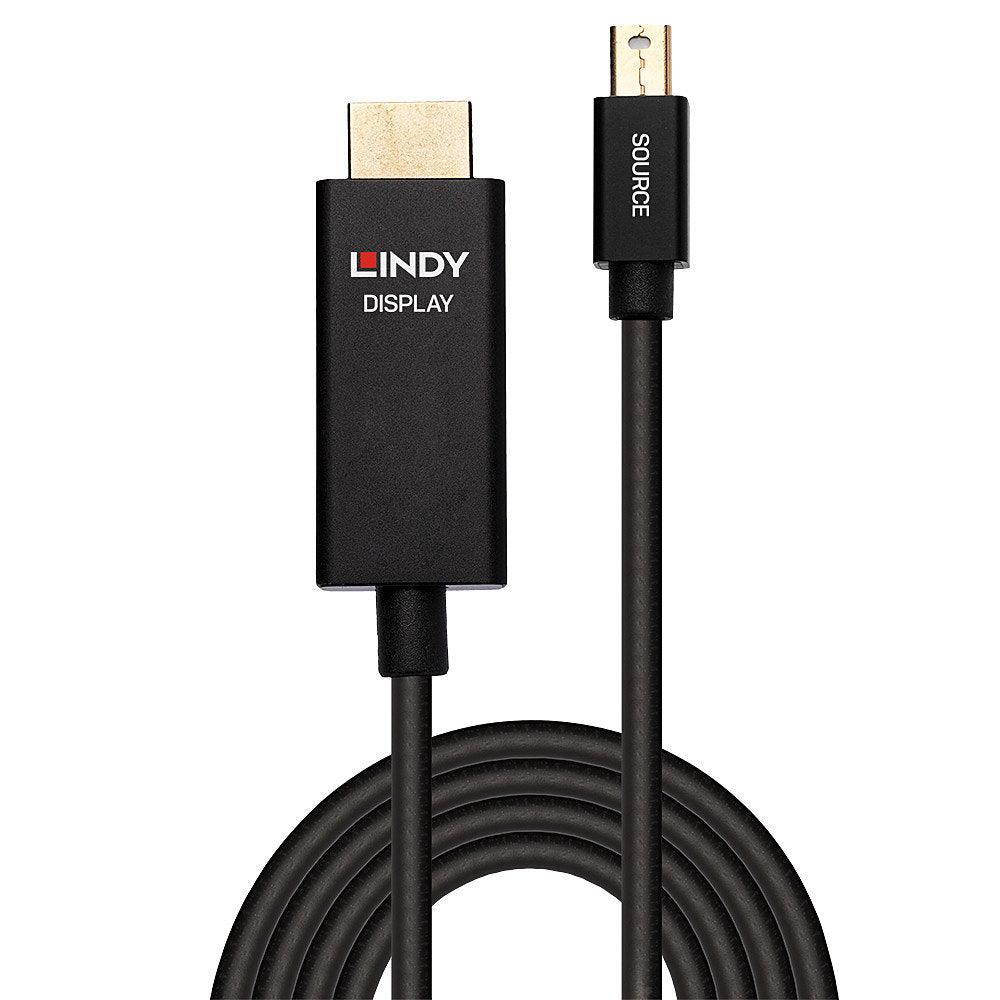 Lindy Mini DisplayPort auf HDMI Adapter, 50 cm, HDR