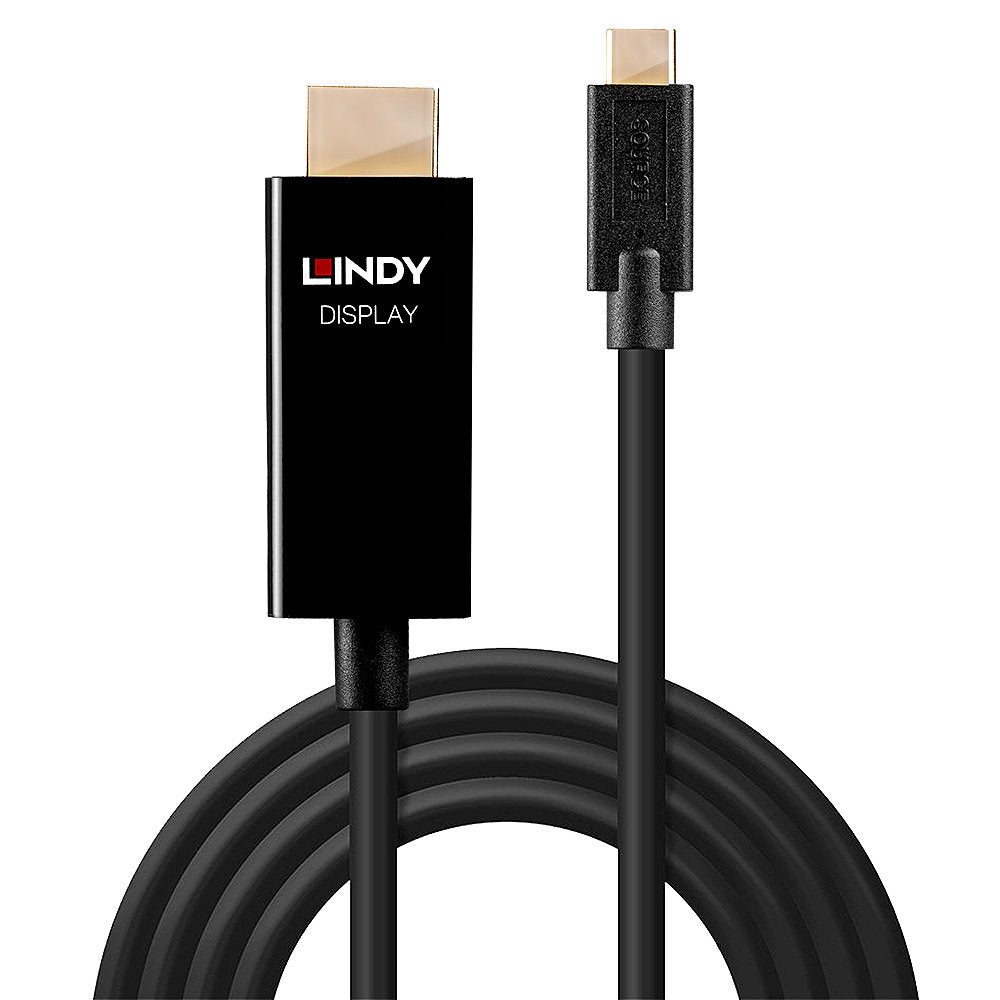 Lindy USB-C auf HDMI Adapter, 4K@60 Hz, 1 m, HDR