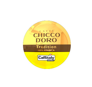 Chicco d'Oro Kaffeekapseln Tradition 100% Arabica – für Caffitaly – Intensität 4/7 – 40 Kapseln