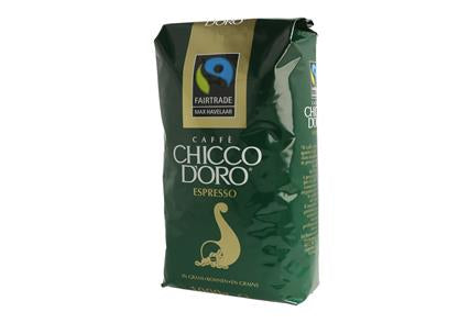 Chicco d'Oro Caffè Max Havelaar – Kaffeebohnen – Espresso, Arabica/Robusta, Fairtrade, 1 kg