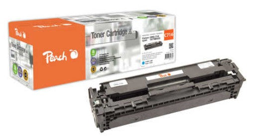 Peach PT529 (CRG-716C) Cyan Toner – kompatibel – 1'400 Seiten – für Canon LBP-5050/LBP-5050 n/MF 8030