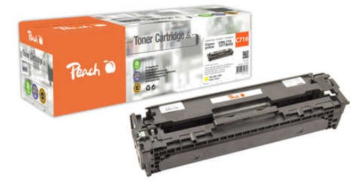 Peach CRG-716 Gelb Toner – Kompatibel – 1'400 Seiten – für Canon LBP-5050 und andere