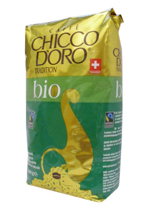 Chicco d'Oro Kaffeebohnen – Café Crème, Bio, Arabica/Robusta, Fairtrade, 500 g