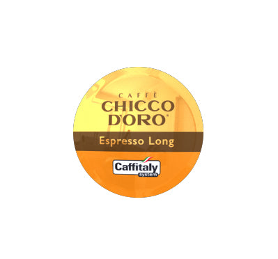 Chicco d'Oro Kaffeekapseln Espresso Long – für Caffitaly – Intensität 4/7 – 40 Kapseln