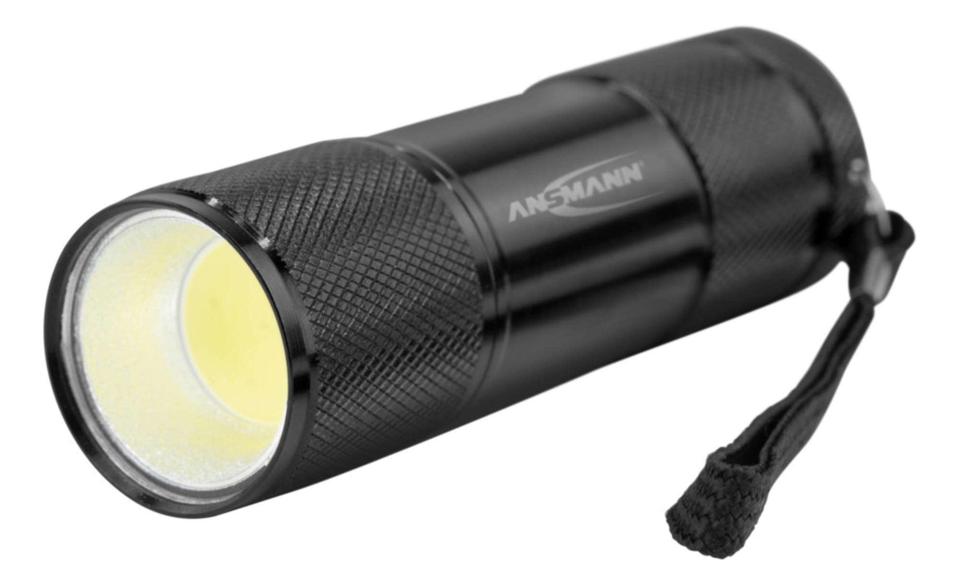 Ansmann Taschenlampe Action 9 – 175 lm, 19 m, IPX3, 3× AAA (inkl.) – Schwarz
