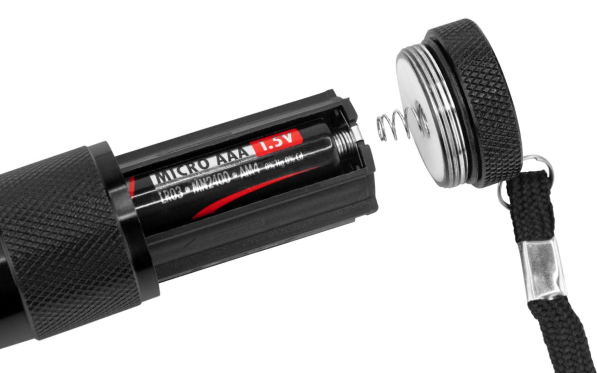 Ansmann Taschenlampe Action 9 – 175 lm, 19 m, IPX3, 3× AAA (inkl.) – Schwarz