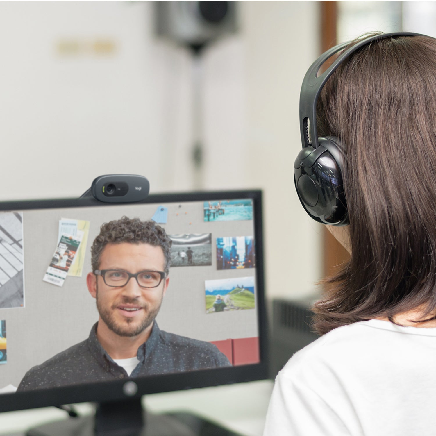 Logitech C505 Webcam – HD 720p, 30 fps, USB-A – Graphit