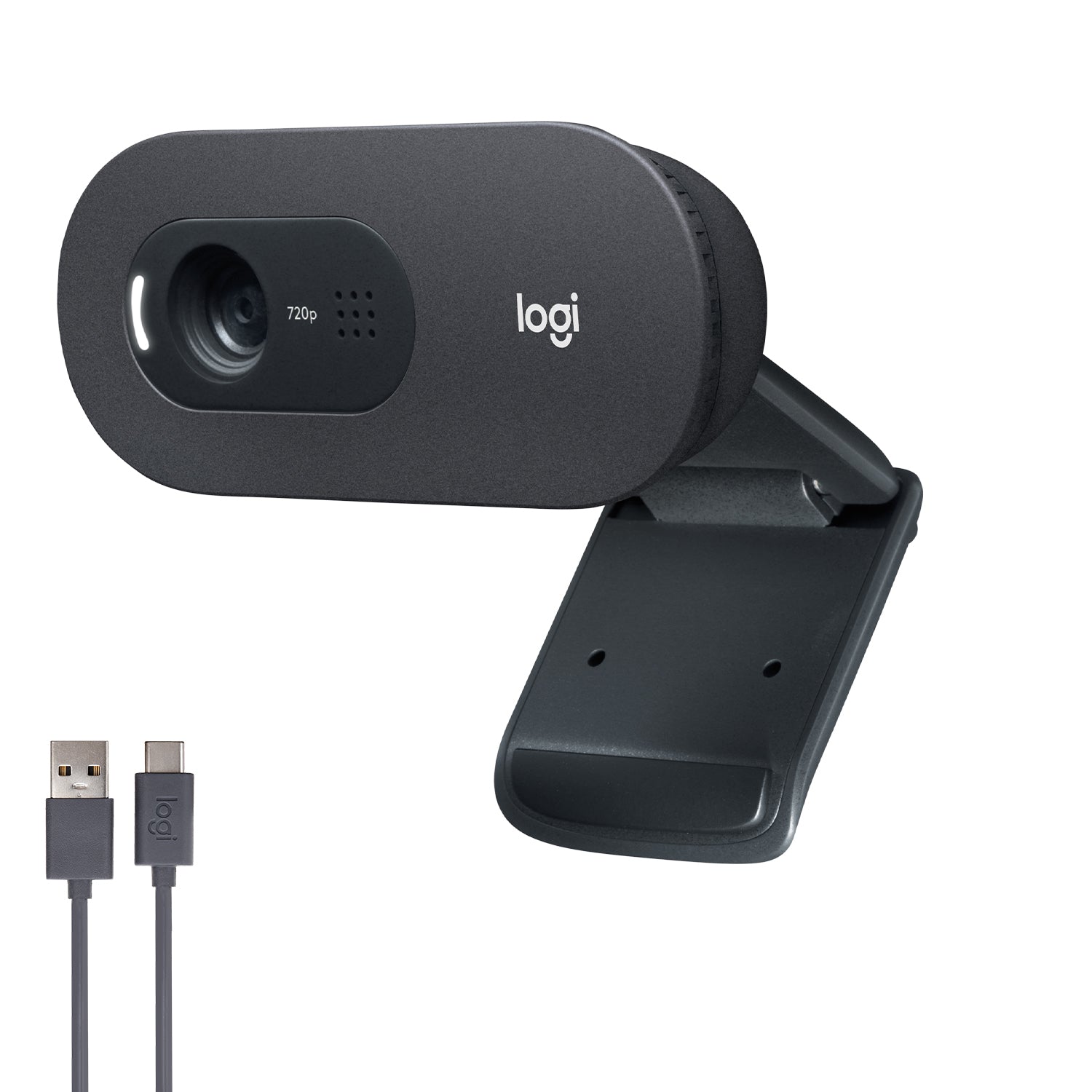 Logitech C505 Webcam – HD 720p, 30 fps, USB-A – Graphit