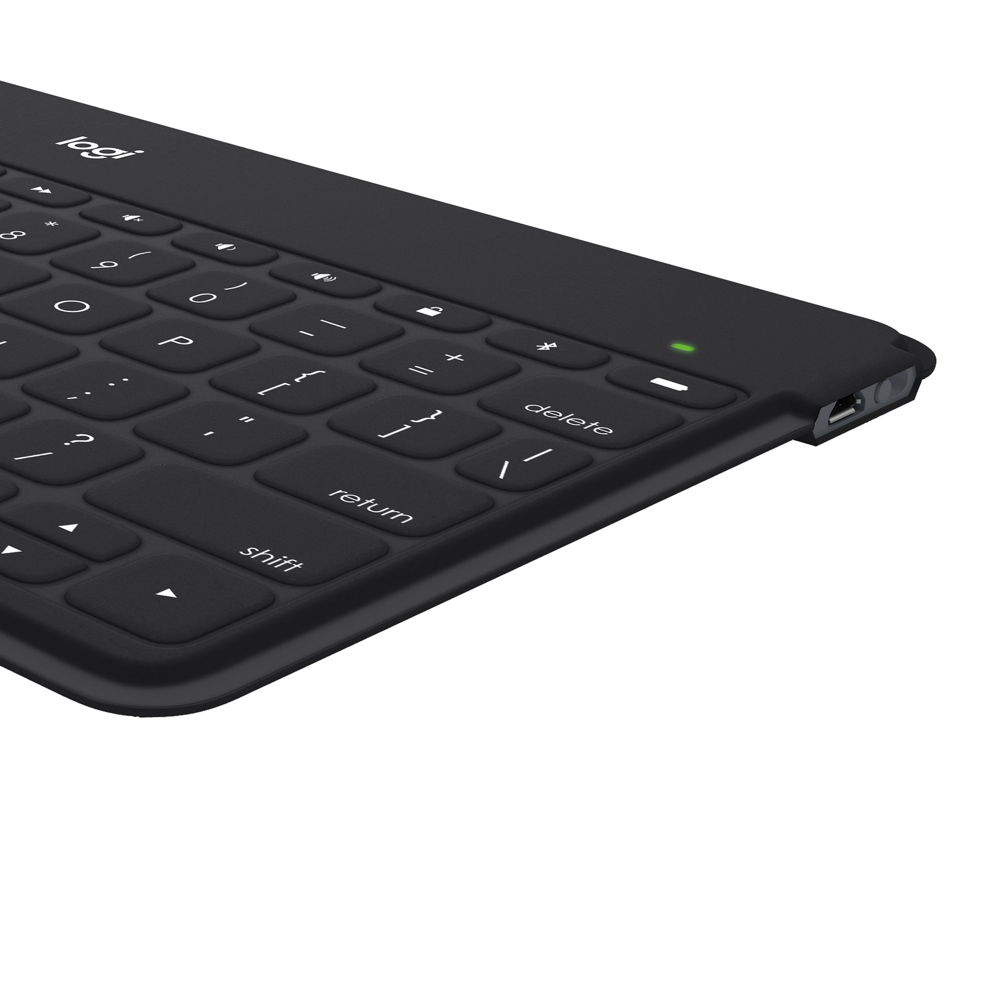 Logitech Keys-To-Go – Kabellose Tastatur (Bluetooth), CH-Layout (DE-CH), Rosa