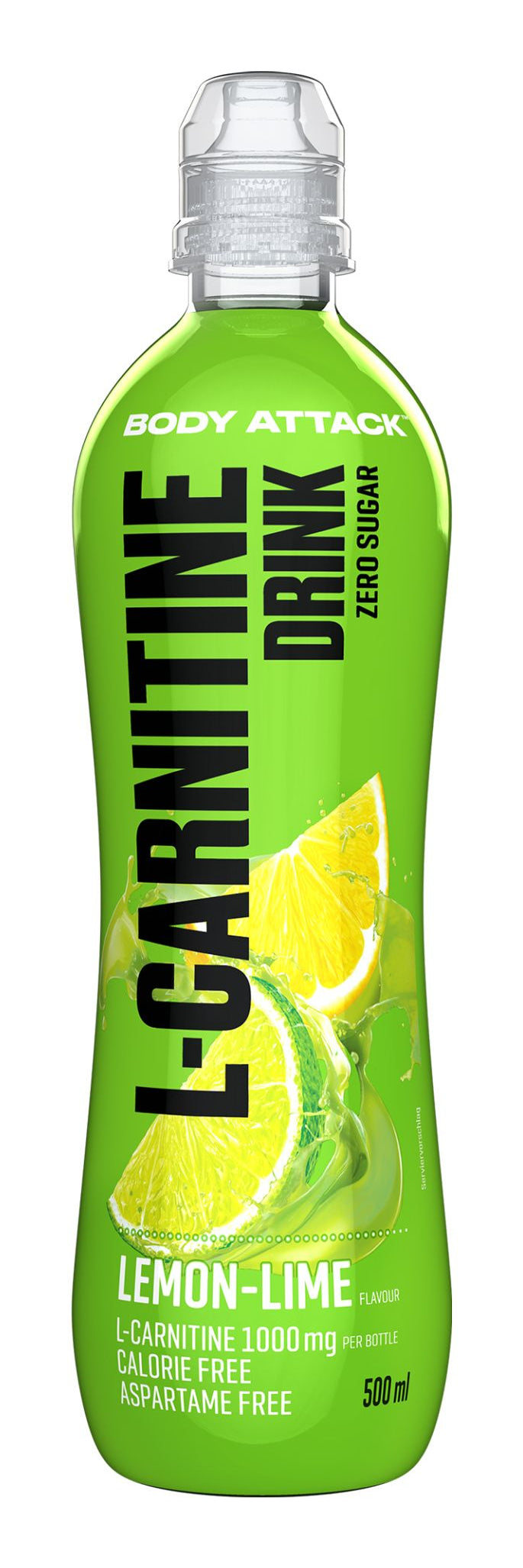 PowerFood Energy Drink L-Carnitin, Zitrone & Limette, zuckerfrei – 5 dl