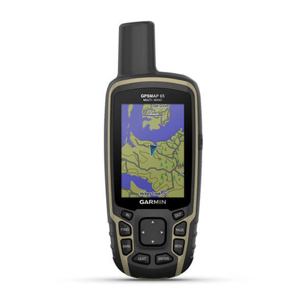 Garmin GPS-Gerät GPSMAP 65 – 61 × 36 × 160 mm, Schwarz, 217 g