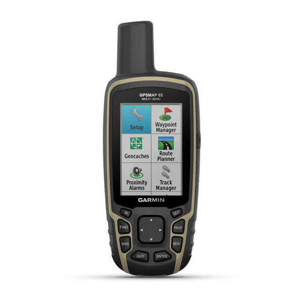 Garmin GPS-Gerät GPSMAP 65 – 61 × 36 × 160 mm, Schwarz, 217 g