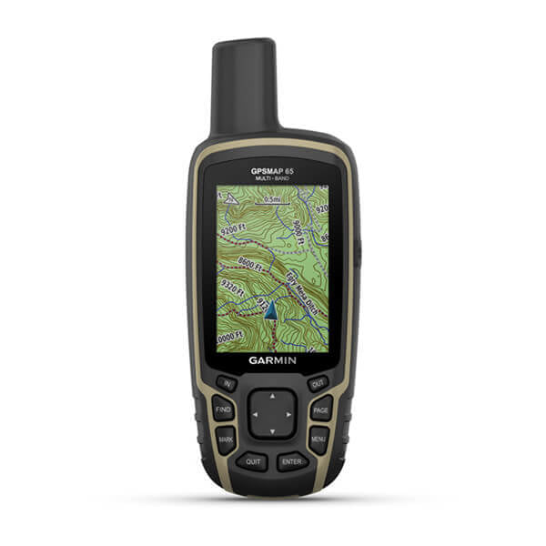 Garmin GPS-Gerät GPSMAP 65 – 61 × 36 × 160 mm, Schwarz, 217 g