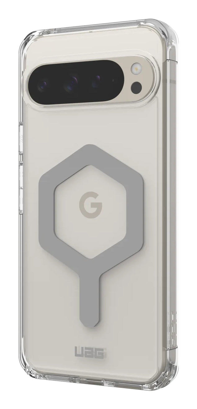 Urban Armor Gear UAG Plyo Pro Backcover – für Google Pixel 9 Pro XL, TPU, Transparent / Silber, bis 4,8 m Sturzsicher