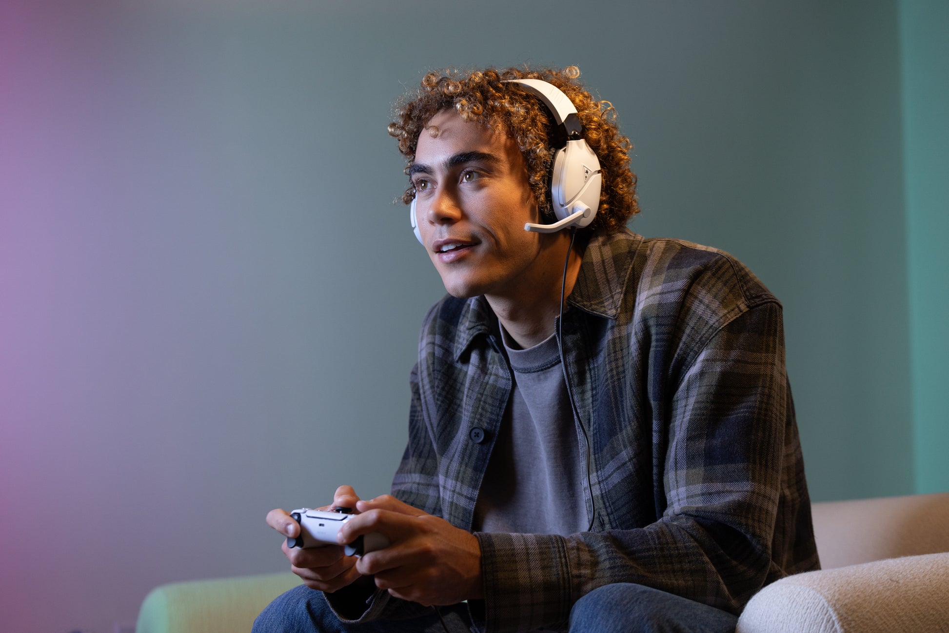 Turtle Beach Ear Force Recon 70P – Kabelgebundenes Gaming-Headset – 3,5 mm Klinke – Weiss – für PS5/PS4/PC usw.